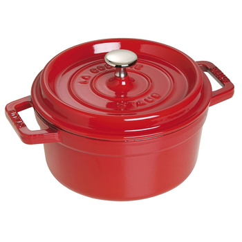 STAUB LA COCOTTE Garnek żeliwny okrągły 2.6 ltr, czerwony