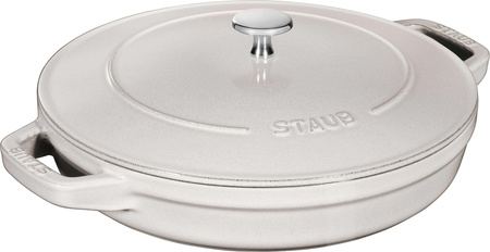 STAUB Zestaw 2 naczyń + pokrywka 24 cm truflowy