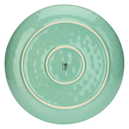 ROSE&TULIPANI CONCERTO VERDE ACQUA Zestaw 2 półmisków okrągłych 32 cm