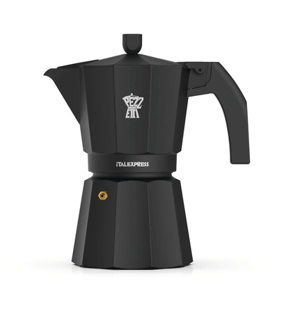 PEZZETTI ITALEXPRESS Emaliowana kawiarka (1 filiżanka) - Czarny