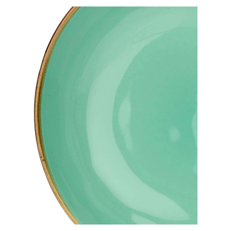 ROSE&TULIPANI CONCERTO VERDE ACQUA Zestaw 4 talerzy do zupy 21 cm