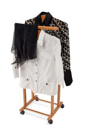 ARREDAMENTI TRENDY Wieszak do sypialni - 102 x 44 cm, brązowy