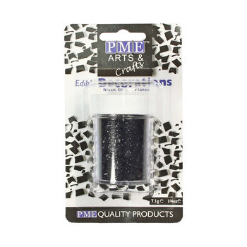 PME Posypka brokat jadalny płatki czarny 7 g czarny