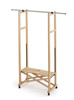 ARREDAMENTI ELIOS Stojak na ubrania - 37 x 78 cm, Brązowy