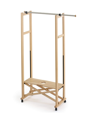 ARREDAMENTI ELIOS Stojak na ubrania - 37 x 78 cm, Brązowy