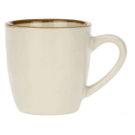 ROSE&TULIPANI CONCERTO AVORIO Zestaw 6 filiżanek do espresso 90 ml