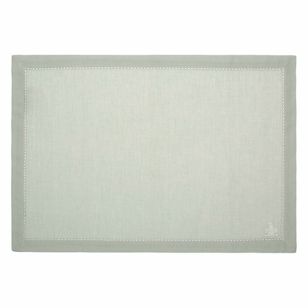LA PORCELLANA BIANCA Klasyczna podkładka na stół 47x35 cm, miętowy