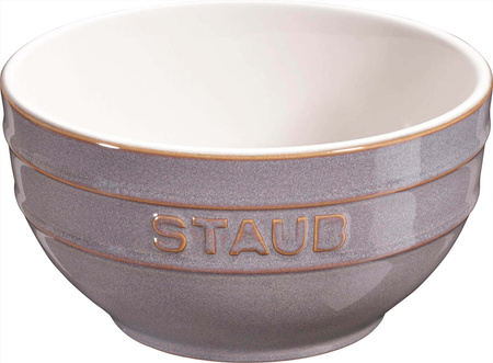 STAUB SERVING Zestaw 4 misek okrągłych 14 cm, antyczny grafitowy