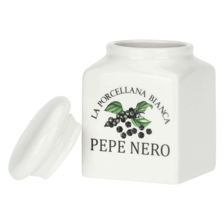 LA PORCELLANA BIANCA CONSERVA Zestaw 4 pojemników do przypraw 175 ml