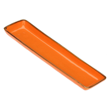 ROSE&TULIPANI CONCERTO ARANCIONE Zestaw 4 tac prostokątnych 32 x 8 cm