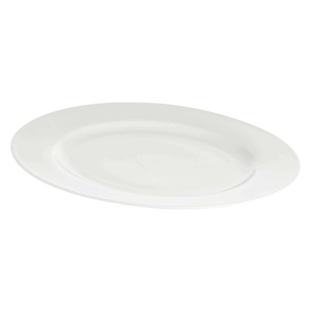 LA PORCELLANA BIANCA ESSENZIALE Zestaw 2 pater okrągłych z rantem 30 cm