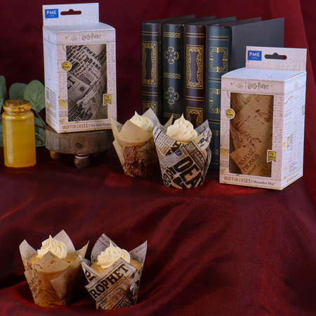 PME Papilotki z motywem mapy Huncwotów Harry Potter (24 sztuki)