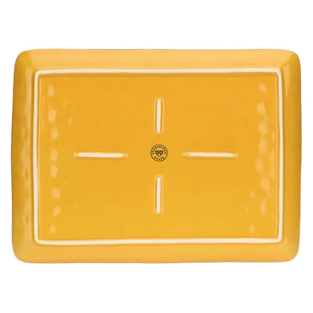 ROSE&TULIPANI CONCERTO OCRA Taca prostokątna 36 x 26.5 cm