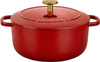 BALLARINI BELLAMONTE Garnek żeliwny okrągły 4 ltr, czerwony