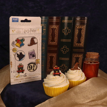 PME Jadalne toppery na babeczki Hogwart