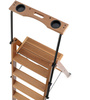 ARREDAMENTI TUSCANIA 5 Drewniana drabina - 182 x 50 cm, Brązowy