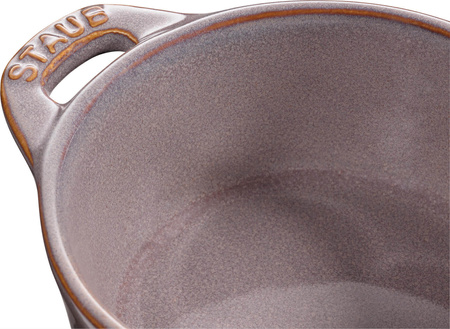 STAUB GIFT GIVING Mini cocotte okrągły 200 ml, antyczny szary