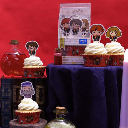 PME Papilotki i toppery na muffinki Harry Potter (24 sztuki)