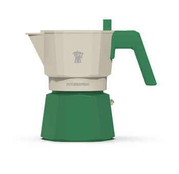 PEZZETTI FUTUREXPRESS Emaliowana kawiarka (3 filiżanki) - Zielony