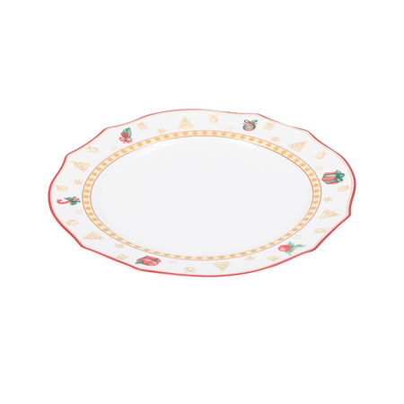 LA PORCELLANA BIANCA CHRISTMAS EDITION Zestaw 6 talerzy dla 2 osób