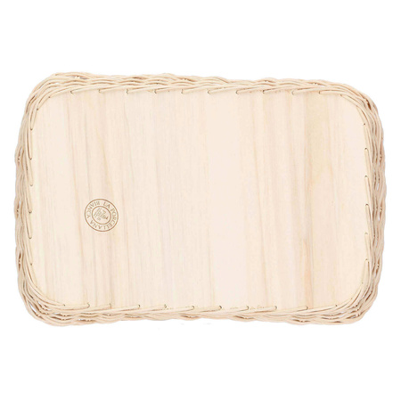 LA PORCELLANA BIANCA MIDOLLINO Wiklinowy kosz na naczynie do zapiekania 39 cm