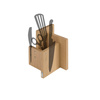 ARTELEGNO KOMBI Magnetyczny stojak na noże z pojemnikiem