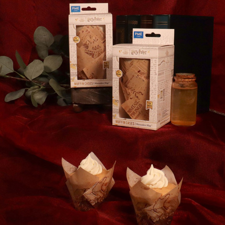 PME Papilotki z motywem mapy Huncwotów Harry Potter (24 sztuki)