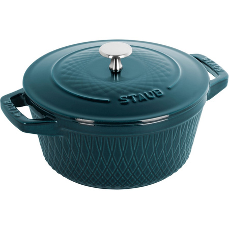 STAUB SPECIAL COCOTTE Garnek żeliwny okrągły 2.3 ltr, morski