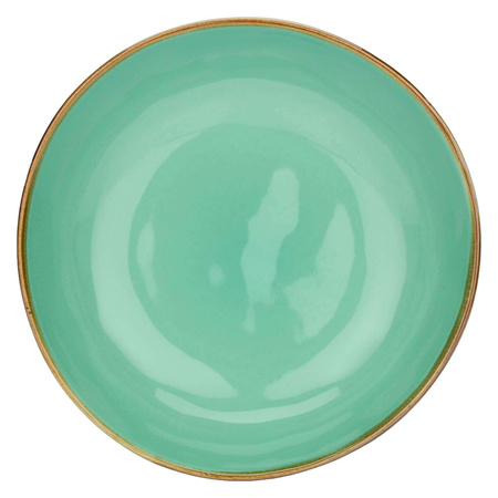 ROSE&TULIPANI CONCERTO VERDE ACQUA Zestaw 4 talerzy do zupy 21 cm