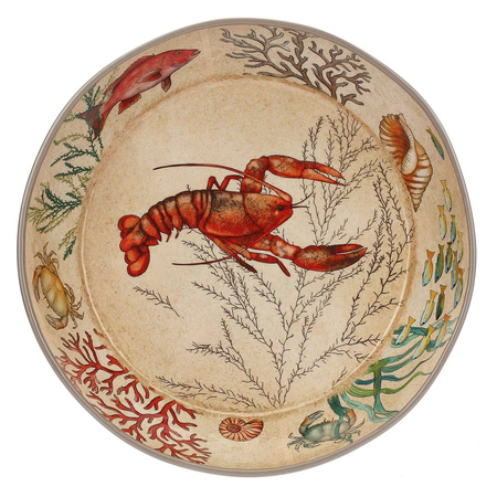 ROSE&TULIPANI SEA LIFE Miska do spaghetti z melaminy 37 cm