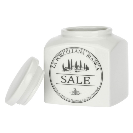LA PORCELLANA BIANCA CONSERVA Pojemnik na sól 500 ml
