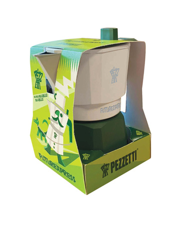 PEZZETTI FUTUREXPRESS Emaliowana kawiarka (3 filiżanki) - Zielony