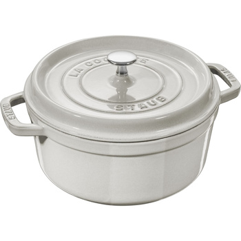 STAUB LA COCOTTE Garnek żeliwny okrągły 6.7 ltr, truflowy