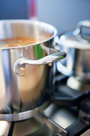 DEMEYERE INDUSTRY 5 Garnek wysoki z pokrywką 8 ltr