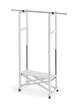 ARREDAMENTI ELIOS Stojak na ubrania - 37 x 78 cm, Biały