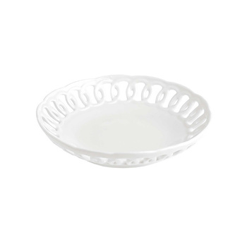LA PORCELLANA BIANCA FIRENZE Rzeźbiona misa okrągła 16 cm