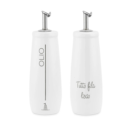 LA PORCELLANA BIANCA GLI ONESTI Butelka na oliwę 250 ml