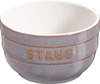 STAUB XS-MINIS Zestaw 4 ramekinów okrągłych 9 cm, antyczny grafitowy