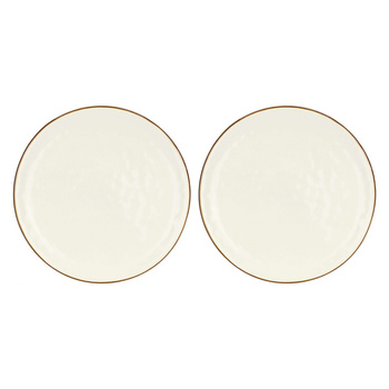 ROSE&TULIPANI CONCERTO IVORY Zestaw 2 talerzy do pizzy 33 cm