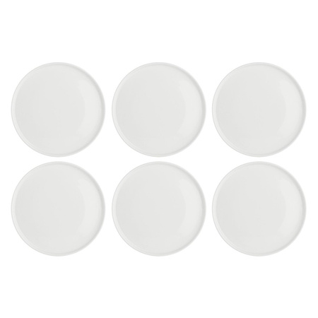 LA PORCELLANA BIANCA ESSENZIALE GOURMET Zestaw 6 talerzy obiadowych 21 cm