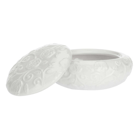 LA PORCELLANA BIANCA FLORENTINA Pojemnik z pokrywką 10 cm