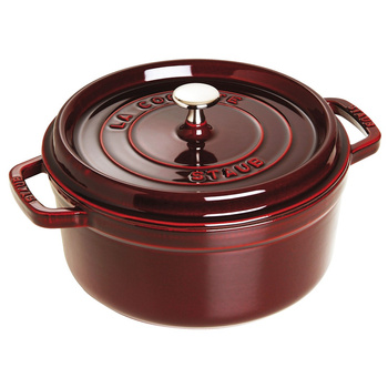 STAUB LA COCOTTE Garnek żeliwny okrągły 5.2 ltr, grenadynowy