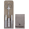 ZWILLING TWINOX Zestaw do manicure - taupe, 4 elementy