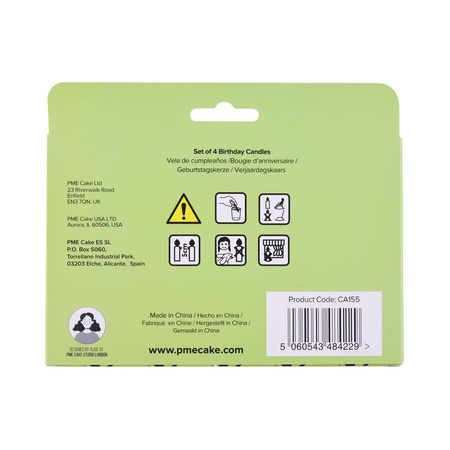 PME Zestaw 4 świeczek piłka nożna