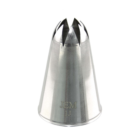 PME Stalowa końcówka dekoracyjna mała gwiazdka