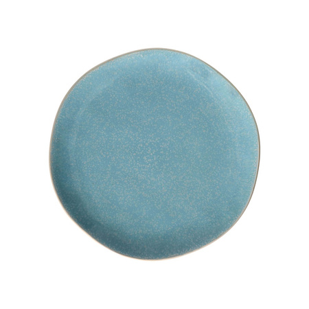 ROSE&TULIPANI CONCERTO FUSE AZZURRO Zestaw 6 talerzy obiadowych 27 cm