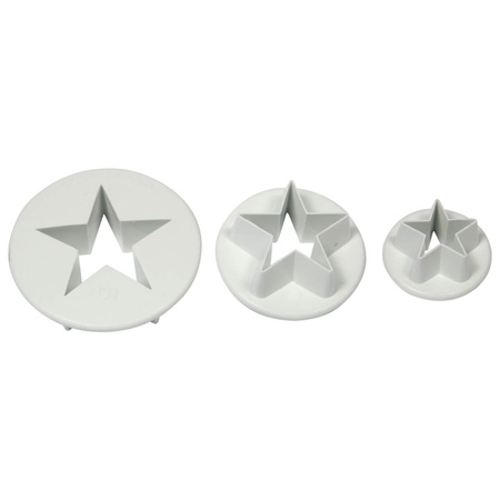 PME Zestaw wycinarek gwiazdki (3 sztuki)