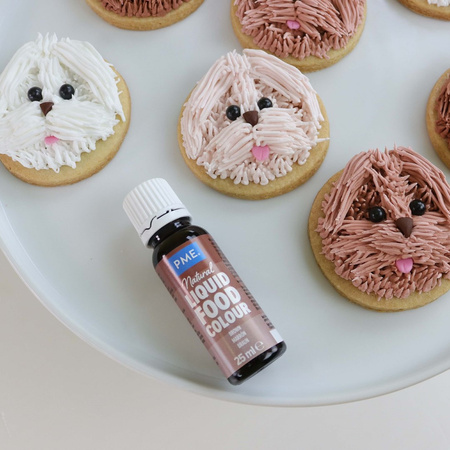 PME Naturalny barwnik spożywczy w płynie 25 ml brązowy