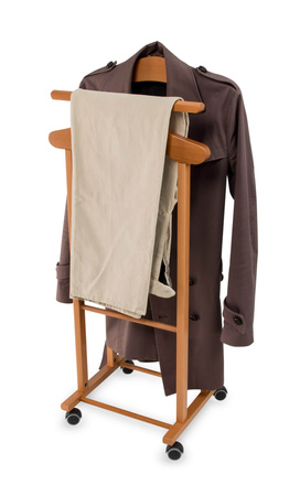 ARREDAMENTI TRENDY Wieszak do sypialni - 102 x 44 cm, brązowy