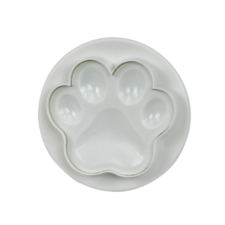 PME Zestaw 3 foremek psie łapki z tłokiem